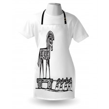 Greek Historic Troy Apron