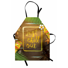 Summer Theme Calligraphy Apron