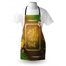 Summer Theme Calligraphy Apron