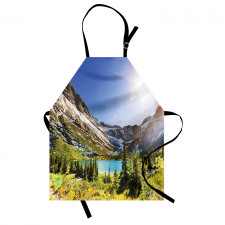 Peaceful Nature Scene Montana Apron