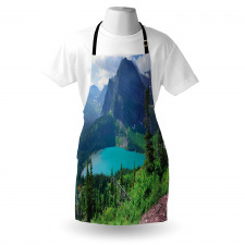 Grinnell Lake and Mountains Apron