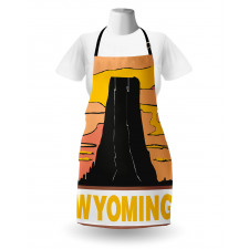 Simplistic Mountain Apron