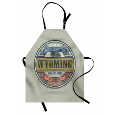 Grunge Stamp Equality State Apron