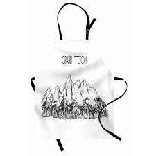 Simple Sketch Grand Teton Apron