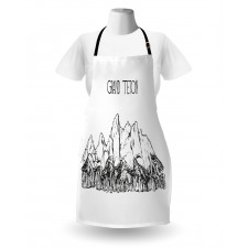 Simple Sketch Grand Teton Apron