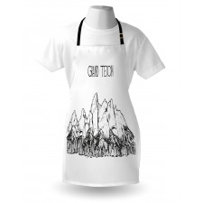 Simple Sketch Grand Teton Apron