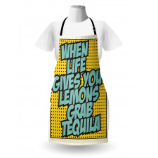 Retro Design Funny Words Apron