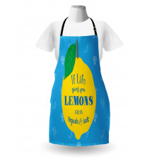 Mexican Words on Lemon Apron