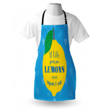 Mexican Words on Lemon Apron