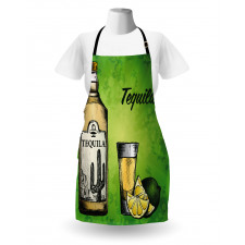 Bottle Shot Glass and Lime Apron