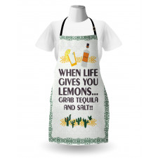 Mexican Drink Words Apron