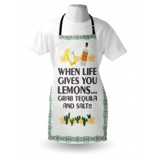 Mexican Drink Words Apron