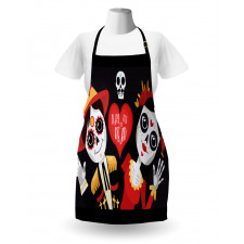 Sugar Skull Art Apron