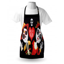 Sugar Skull Art Apron