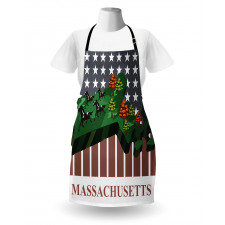 State Map Old Glory Apron