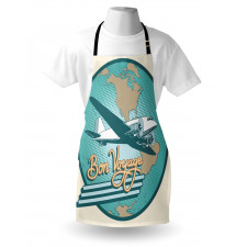 Bon Voyage and Retro Plane Apron