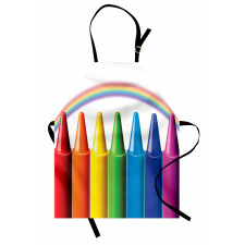 Painting Craft and Rainbow Apron