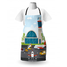 Cartoon Airfield Elements Apron