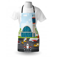 Cartoon Airfield Elements Apron