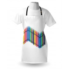 Tiny Wavy Painting Craft Apron