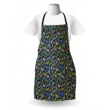 Irregular English Letters Apron