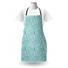 Pastel Strokes and Dots Apron