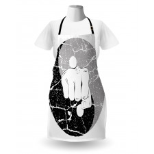 Fist in Yin Yang Apron