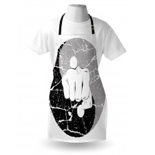 Fist in Yin Yang Apron