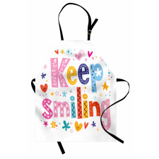 Vivid Keep Smiling Apron