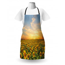 Blooming Farm at Sunset Apron