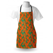 Cartoon Overlap Mandarins Apron