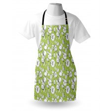 Sketch Drawn Citrus Fruit Apron