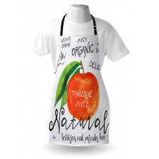 Watercolor Citrus Fruit Apron