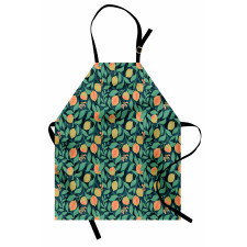 Citrus Leaf Botanical Art Apron