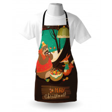 Bear and Fox Xmas Apron