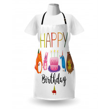 Cake Animal Friends Apron