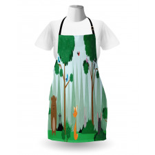 Woods Cartoon Apron