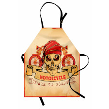 Spooky Racer Motorcycle Apron