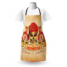 Spooky Racer Motorcycle Apron