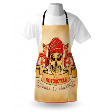 Spooky Racer Motorcycle Apron