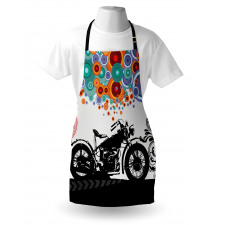 Urban Abstract Circles Apron