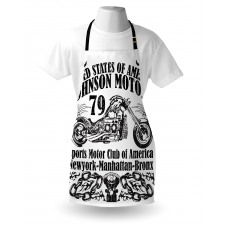 Old Racer Motorcycle Apron