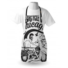 Crazy Skeleton Rider Design Apron