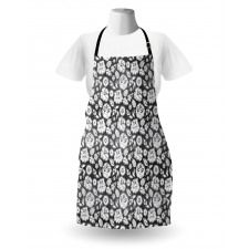 Nostalgic Monochrome Apron