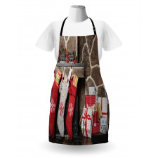 Stockings and Gift Boxes Apron