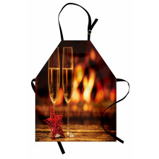 Romantic Champagne Glass Apron