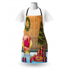 Noel Room Cartoon Apron