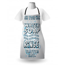 Water Soap Scrub Apron