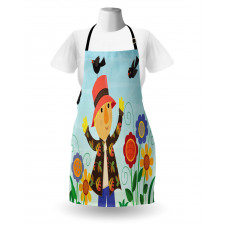 Rustic Scene Bird Friends Apron