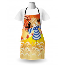 Autumn Field Birds Apron